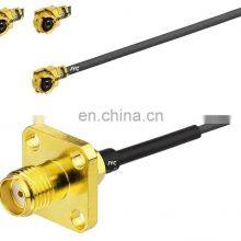 Hot Selling 1.37 Cable Rg316 RG-174 Cable Ass Waterproof Connector Female SMA Ufl Ipex Ipx Black White Low Loss Cable 4 Inches thumbnail-3