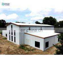 Corrugated Light Steel Structure Cheap Prefab Building Hangar Steel Buildings thumbnail-2