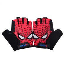 Sports gloves Spiderman half finger gloves