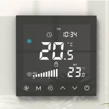 2 Pipe 4 Pipe Fan Coil Unit Heating Cooling and Ventilation 24V AC Smart Indoor Thermostat thumbnail-2