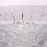 2016 factory outlet Eco-friendly clear round glass bowls