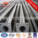 Powder Coating 12m treated galvanized steel electric pole with Cross Arm                        
                                                                                Supplier's Choice