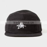 Wholesale Black Design 5 Panel Types of Hats Pictures thumbnail-3