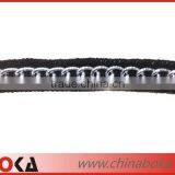 Fashion Garment Lace Trim With Chains