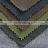 100% polyester suede pu nubuck fabric for down coat