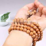 108 Wood Beads With Pendant,Japa Mala Bracelet/Necklace With Chinese Knot thumbnail-3
