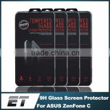Manufacturer China Wholesale 2015 Products 0.33mm 9H Scratchproof 2.5D Tempered Glass Screen Protector For ASUS ZenFone C