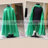 Promotion Event Wholesale Halloween Custom Children green superhero cape for Kids CCP5010
