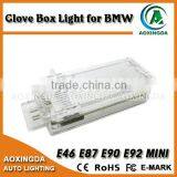 E46 X5 E53 E81 E90 E91 E93 X3 E88 F25 Glove Compartment Glove Box LED Lights