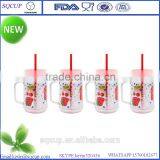 20oz 24oz Wholesale Bpa Free Personalized Double Wall Plastic Mason Jar,Custom Mason Jar Wholesale thumbnail-4