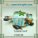 Hot Sale New Resin Turtle Decoration With Palm Tree Designs Quality Choice thumbnail-1