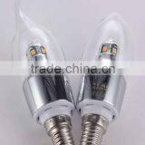 Hotsale Hight Quality Approved Dimmable E14 Base SMD2835 Light Bulb 3W/5W Led Candle Light thumbnail-3
