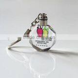 2015 Hot Sale Cheap Octagon Crystal Key Chain