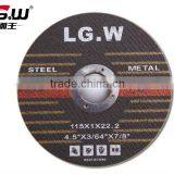 H556 T41-4.5inch 115*1*22.2mm Black Cutting Disc 2nets for SS and Metal From LIGANGWANG ABRASIVE CO. China Factory thumbnail-1