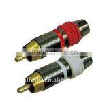 RCA Plug Gold Metal Shell thumbnail-1