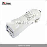 Soshine 2Amps / 10W 2-port USB Car Charger Designed for Apple and Android Devices Universal Car Usb Charger Dual Usb Car Charger thumbnail-4