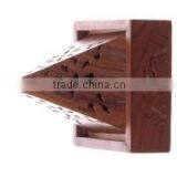 NAUTICAL ROSE WOOD PYRAMID SHAPE WOODEN INCENSE BURNER-HOME DECOR WOODEN INCENSE BURNER NWIB001 thumbnail-1