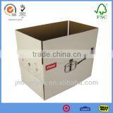 Corrugated Flat Packing Paper Mache Square Box With Good Quality
