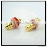 Audiocrast AS-103(G) High End Gold RCA Female Audio Plug RCA Socket RCA Chassis thumbnail-1