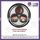 2014 hot new product !! medium voltage cable steel wire armoured cable pvc xlpe insulated cable