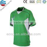 Sports Shirt Made of 100% Polyester Fast Drying, With Striped Collar and Embroidery Logo