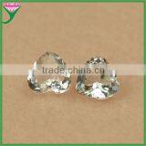 wholesale cheap price heart cut natural white topaz gems/ white topaz rough