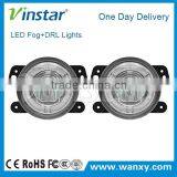 For Jeep Wrangler LED Fog Lamp With DRL Light for Jeep 4inch Round LED Drving Light for Dodge LED Fog DRL Lamp for Jeep Wrangler thumbnail-1