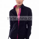 High Quality Women's Black Dress Shirts - Made in Turkey - Free Shipping Worldwide