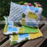 2016 ABC TEX High Quality Hippo Pattern Baby Security Super Soft Lt Blue Pillow Case thumbnail-3