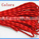 Hot Sale Manufacturer Cord Polyester Mixed Color 550 Survival Paracord Cord