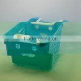 Plastic Storage Basket/basket/Handle Basket/Smiling Face Baskets/Sundries Basket/oblong Basket/small Basket/Shopping Basket