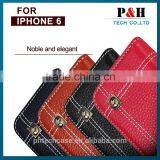 Factory Wholesale Direct Genuine Leather Case for Iphone 6 Leather Case for Iphone 6 Wallet Case thumbnail-3