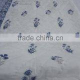 Indian Hand Block Print Kantha Handmade Quilt Cotton Filling Jaipuri Razai thumbnail-3