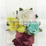 2016 New Design Graceful Fabric Flower Hair Clip Set thumbnail-4