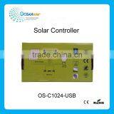 LCD Display 12V 24V 10A PWM Manual Solar Charge Controller With USB thumbnail-4