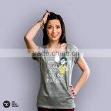 2016 Women Design Female T-shirt Print Logo DTG OEM Service Screenprint Transfer thumbnail-3