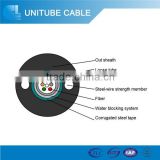 GYXTW fiber optic cable with steel wire strength member