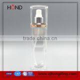 hotsale acrylic bottle transparent 30ml 50ml 80ml 120ml capacity bottles acrylic cosmetic bottle luxury cosmetic containers