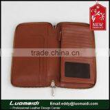 High-end Top Grain Leather Passport Wallet, Wholesale Travel Passport Holder t From China Manufactrue