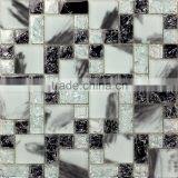 Cheap Crystal Glass Mosaic Tile for Home Interior Decoration /wallpapers(PMGIL041)
