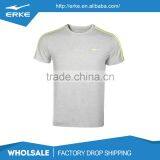 ERKE Wholesale Round Neck Blank Gray Blue Black 100%cotton Mens t Shirt thumbnail-4