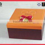 Custom Paper Cake Box With Ribbon / Cake Box Design Gift Box thumbnail-1