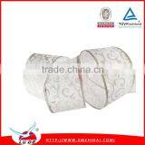 Glod Color Metallic Wired Christmas Ribbon thumbnail-4