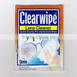 Lens Cleaner-Quick Drying Pre-moistened Wipe Pocket pack