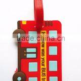 Wholesale Airplane Shaped Luggage Tags PVC Funny Bag Tags