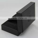 Custom Made Black Leather Gift Packaging Box With Embossing Logo , Accept OEM / ODM Order thumbnail-3