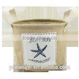 Kids Coffee Waterproof Coating Canvas Book Lego Toy Organizer Bag, Fold Storage Bin/ Storage Box thumbnail-3