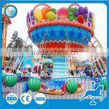 Park Kids Amusement Equipment Outdoor Flying Chair Fruit Flying Chair Ride for Sale thumbnail-1