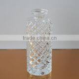 Stocked Patterned Long Shape Aroma Reed Diffuser Glass Bottles
