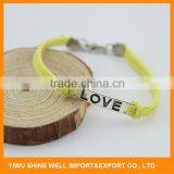 Most popular attractive style promotional leather bracelet on sale